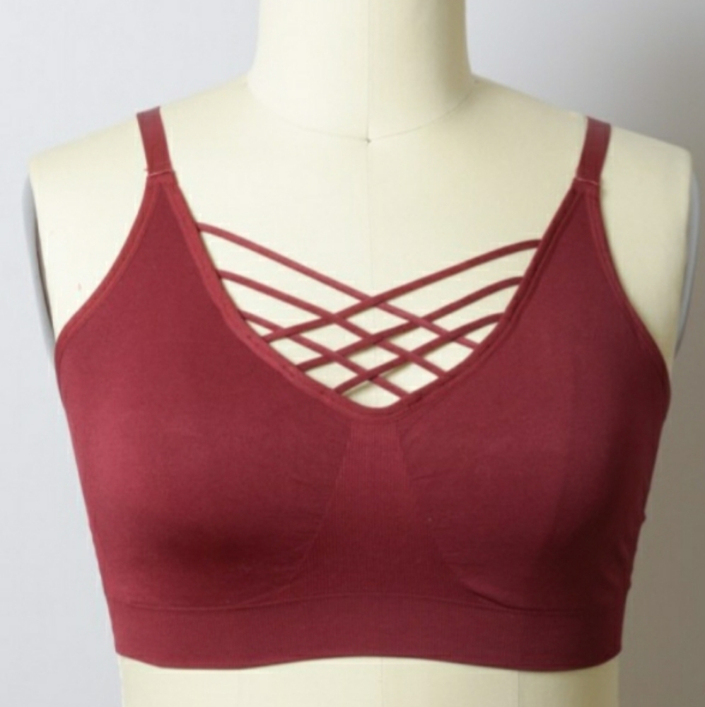 Burgundy Bralette